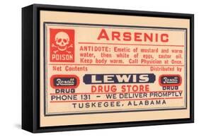 Arsenic-null-Framed Stretched Canvas