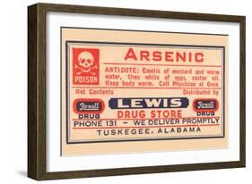 Arsenic-null-Framed Art Print