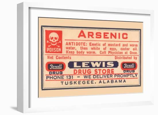 Arsenic-null-Framed Art Print