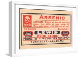 Arsenic-null-Framed Art Print