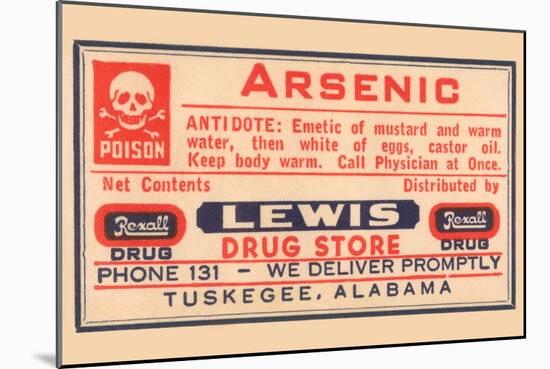 Arsenic-null-Mounted Art Print