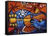 Art 2-Oscar Ortiz-Framed Stretched Canvas