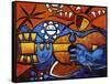 Art 2-Oscar Ortiz-Framed Stretched Canvas