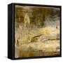 Art Abstract Acrylic Background in Beige, Yellow, Grey and Brown Colors-Irina QQQ-Framed Stretched Canvas