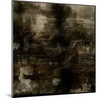 Art Abstract Acrylic Background in Brown, Grey and Black Colors-Irina QQQ-Mounted Art Print