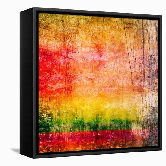 Art Abstract Colorful Background-Irina QQQ-Framed Stretched Canvas