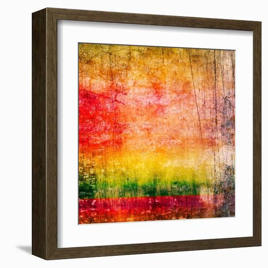 Art Abstract Colorful Background-Irina QQQ-Framed Art Print