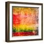 Art Abstract Colorful Background-Irina QQQ-Framed Art Print