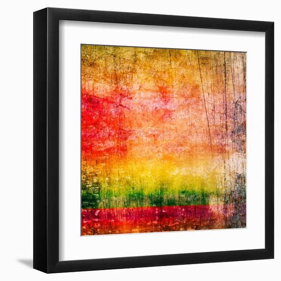 Art Abstract Colorful Background-Irina QQQ-Framed Art Print