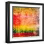 Art Abstract Colorful Background-Irina QQQ-Framed Art Print