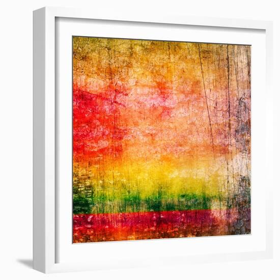 Art Abstract Colorful Background-Irina QQQ-Framed Premium Giclee Print