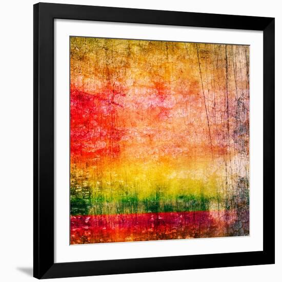 Art Abstract Colorful Background-Irina QQQ-Framed Art Print