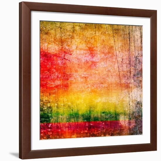 Art Abstract Colorful Background-Irina QQQ-Framed Art Print