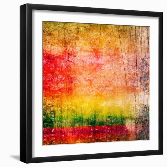 Art Abstract Colorful Background-Irina QQQ-Framed Art Print