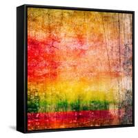 Art Abstract Colorful Background-Irina QQQ-Framed Stretched Canvas