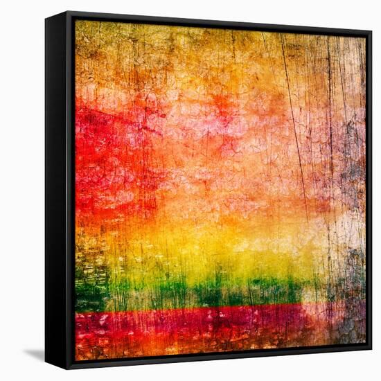 Art Abstract Colorful Background-Irina QQQ-Framed Stretched Canvas