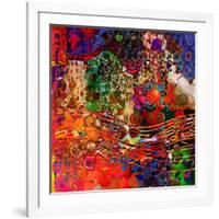Art Abstract Colorful Rainbow Pattern Background. To See Similar, Please Visit My Portfolio-Irina QQQ-Framed Premium Giclee Print