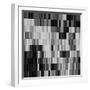 Art Abstract Geometric Textured Background in Black and White Colors, Pattern-Irina QQQ-Framed Art Print