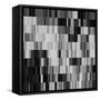 Art Abstract Geometric Textured Background in Black and White Colors, Pattern-Irina QQQ-Framed Stretched Canvas