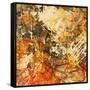 Art Abstract Grunge Graphic Background. To See Similar, Please Visit My Portfolio-Irina QQQ-Framed Stretched Canvas