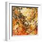 Art Abstract Grunge Graphic Background. To See Similar, Please Visit My Portfolio-Irina QQQ-Framed Art Print