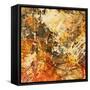 Art Abstract Grunge Graphic Background. To See Similar, Please Visit My Portfolio-Irina QQQ-Framed Stretched Canvas