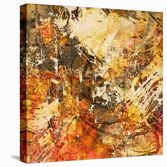 Art Abstract Grunge Graphic Background. To See Similar, Please Visit My Portfolio-Irina QQQ-Stretched Canvas
