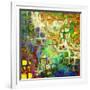 Art Abstract Rainbow Pattern Background. To See Similar, Please Visit My Portfolio-Irina QQQ-Framed Premium Giclee Print