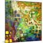 Art Abstract Rainbow Pattern Background. To See Similar, Please Visit My Portfolio-Irina QQQ-Mounted Premium Giclee Print