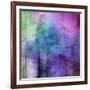 Art Abstract Watercolor Background On Paper Texture In Light Violet And Pink Colors-Irina QQQ-Framed Premium Giclee Print