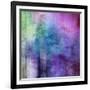 Art Abstract Watercolor Background On Paper Texture In Light Violet And Pink Colors-Irina QQQ-Framed Premium Giclee Print