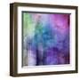 Art Abstract Watercolor Background On Paper Texture In Light Violet And Pink Colors-Irina QQQ-Framed Art Print