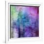 Art Abstract Watercolor Background On Paper Texture In Light Violet And Pink Colors-Irina QQQ-Framed Giclee Print