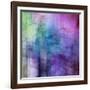 Art Abstract Watercolor Background On Paper Texture In Light Violet And Pink Colors-Irina QQQ-Framed Giclee Print