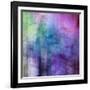 Art Abstract Watercolor Background On Paper Texture In Light Violet And Pink Colors-Irina QQQ-Framed Giclee Print