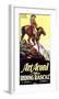 Art Acord Riding Rascal Cowboy-null-Framed Giclee Print