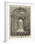 Art and Archaeology in Rome, the Ponte Sisto Fountain, Now Being Demolished-Henry William Brewer-Framed Giclee Print
