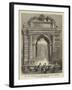 Art and Archaeology in Rome, the Ponte Sisto Fountain, Now Being Demolished-Henry William Brewer-Framed Giclee Print