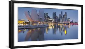 Art and Science Museum, Financial District, Marina Bay, Singapore-Rainer Mirau-Framed Photographic Print