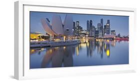 Art and Science Museum, Financial District, Marina Bay, Singapore-Rainer Mirau-Framed Photographic Print