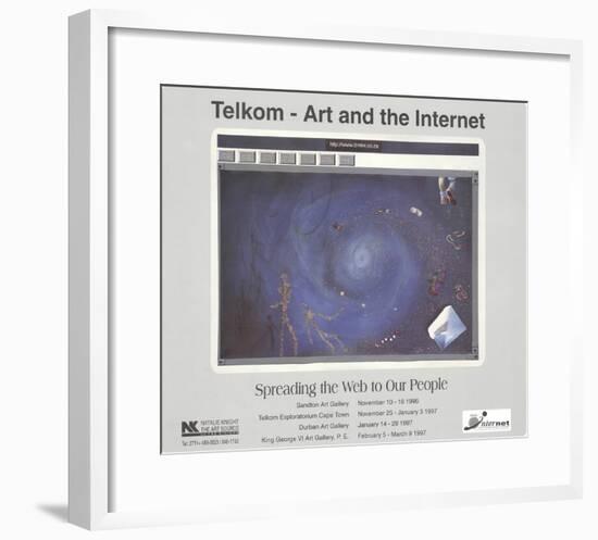 Art and the Internet-Telkom-Framed Collectable Print