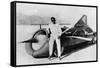 Art Arfons with 'Green Monster' Land Speed Record Car, C1966-null-Framed Stretched Canvas