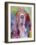 Art Basset Hound-Richard Wallich-Framed Giclee Print