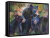 Art Bear Family-Richard Wallich-Framed Stretched Canvas