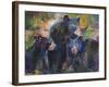 Art Bear Family-Richard Wallich-Framed Giclee Print