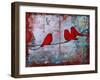 Art Bird Print Let it Be-Blenda Tyvoll-Framed Art Print