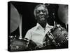 Art Blakey on Stage with the Jazz Messengers at the Forum Theatre, Hatfield, Hertfordshire, 1978-Denis Williams-Stretched Canvas