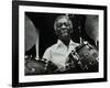 Art Blakey on Stage with the Jazz Messengers at the Forum Theatre, Hatfield, Hertfordshire, 1978-Denis Williams-Framed Photographic Print