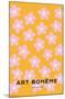 Art Boh?me - Pink Flowers-Trends International-Mounted Poster