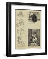 Art Caricature in Germany-null-Framed Premium Giclee Print